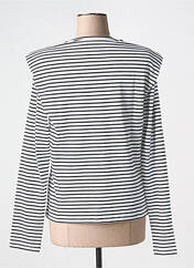 T-shirt blanc PIECES pour femme seconde vue