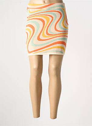 Mini-jupe beige NOISY MAY femme