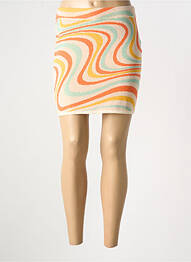 Mini-jupe beige NOISY MAY femme