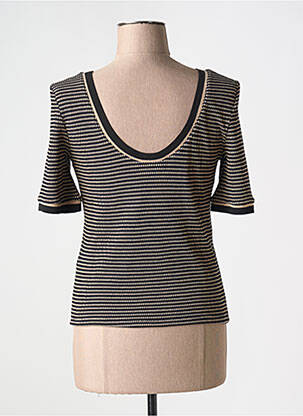 T-shirt col rond marron VILA femme