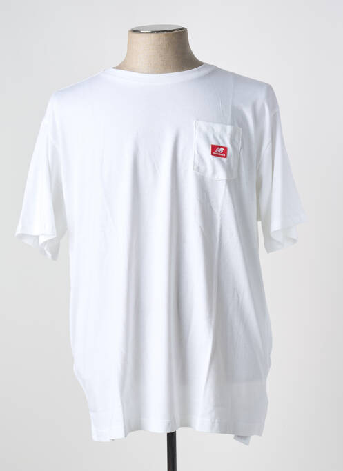 T-shirt blanc NEW BALANCE pour homme
