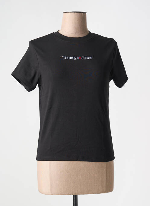 T-shirt noir TOMMY HILFIGER femme