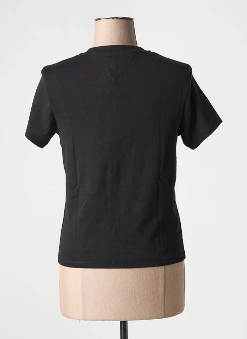 T-shirt noir TOMMY HILFIGER femme