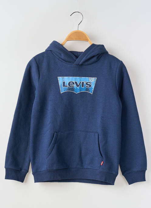 Sweat-shirt à capuche bleu LEVIS pour garçon