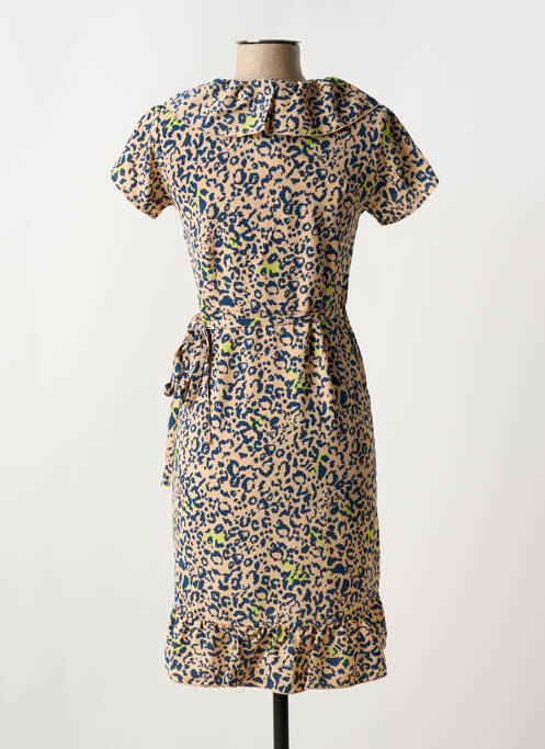 Robe mi-longue bleu NOISY MAY pour femme