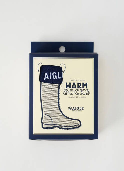 Chaussettes bleu AIGLE pour garçon