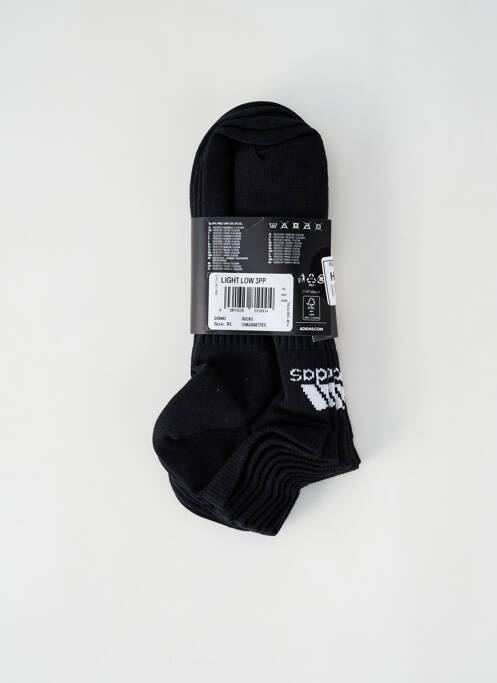 Chaussettes noir ADIDAS pour unisexe