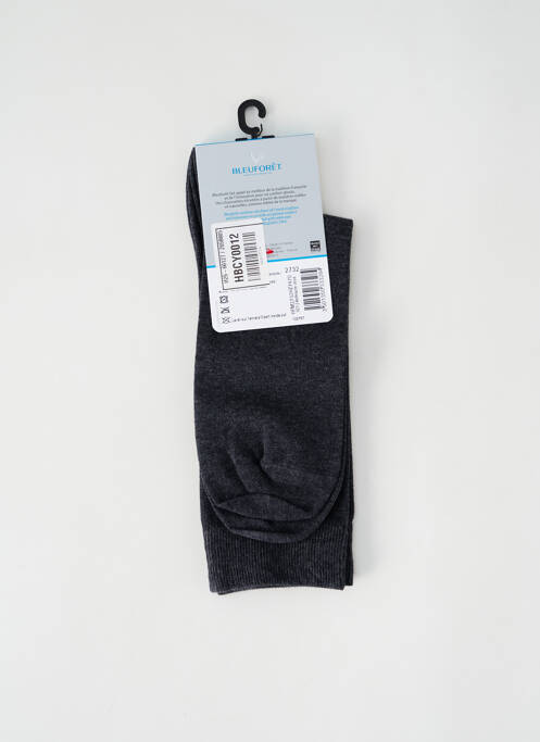 Chaussettes gris BLEU FORET pour homme