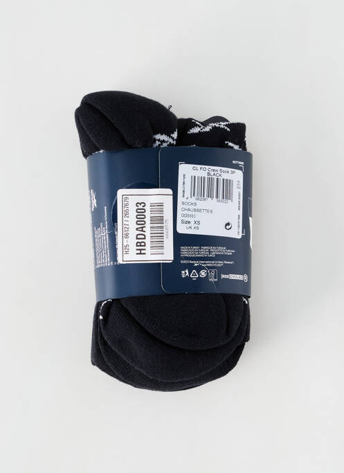 Chaussettes noir REEBOK pour femme