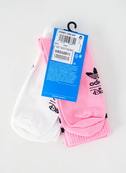 Chaussettes blanc ADIDAS pour unisexe