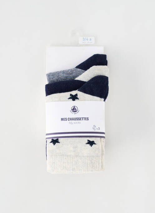 Chaussettes bleu PETIT BATEAU pour enfant