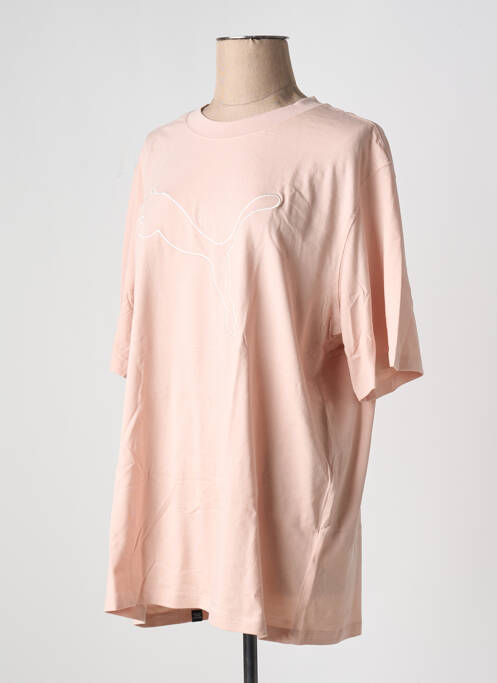 T-shirt rose PUMA pour femme
