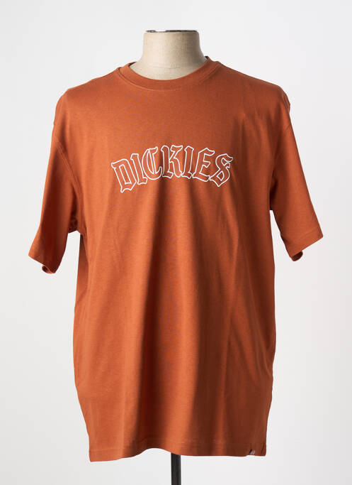 T-shirt marron DICKIES pour homme