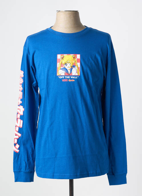 T-shirt bleu VANS pour garçon