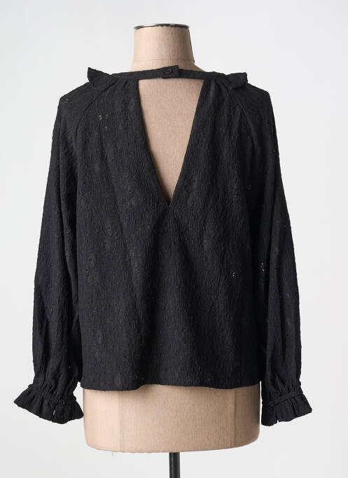 Top noir SEE U SOON pour femme