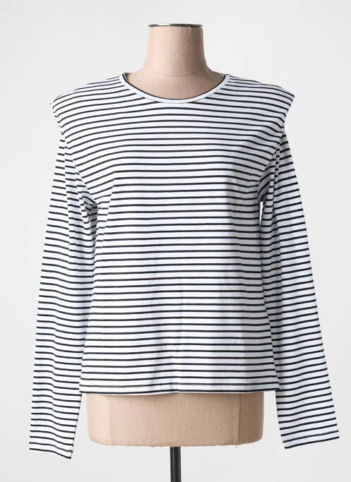 T-shirt blanc PIECES pour femme