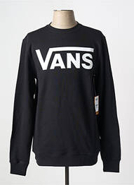 Sweat-shirt col rond noir VANS homme