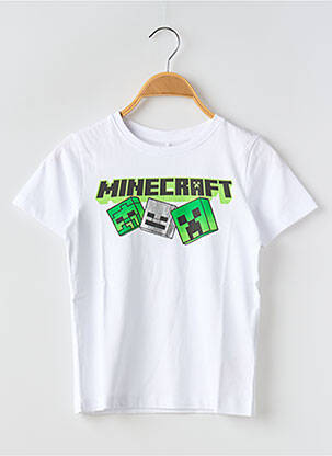 T-shirt col rond blanc NAME IT garçon