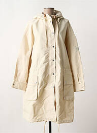 Imperméable col col montant blanc LEVIS femme