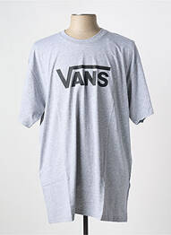 T-shirt col rond gris VANS homme