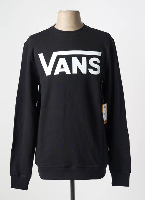 Sweat-shirt noir VANS pour homme