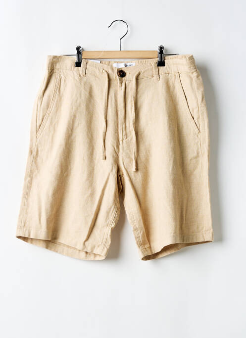 Short marron SELECTED pour homme