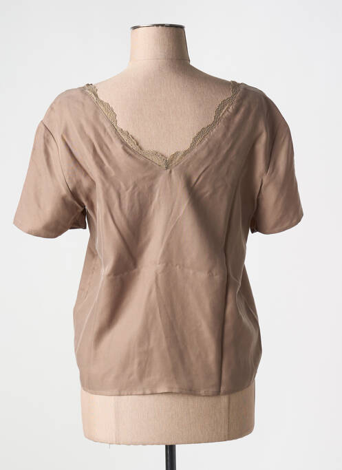 Top marron VILA pour femme