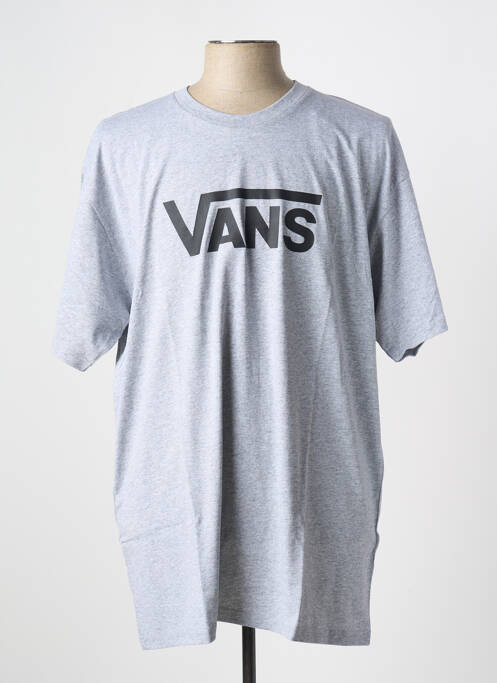 T-shirt gris VANS pour homme