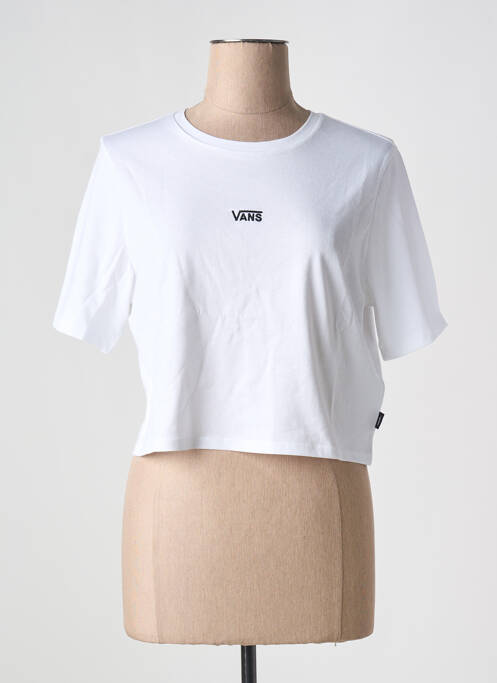 T-shirt blanc VANS pour femme