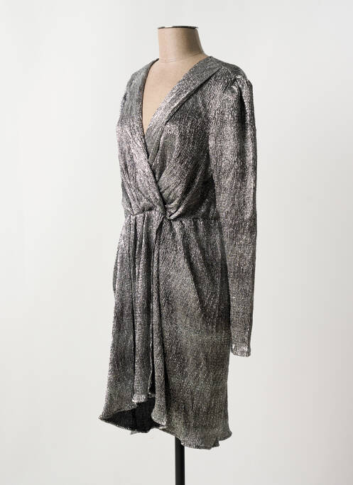Robe courte argent VILA pour femme