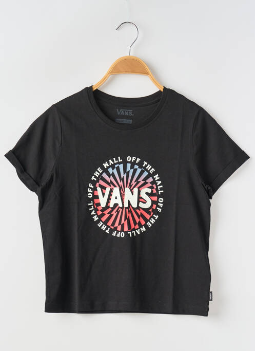 T-shirt noir VANS pour fille
