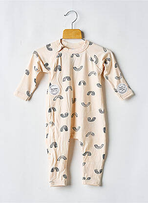 Pyjama col rond beige DIM enfant