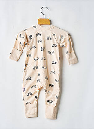Pyjama col rond beige DIM enfant