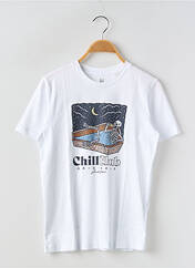 T-shirt blanc JACK & JONES pour garçon seconde vue