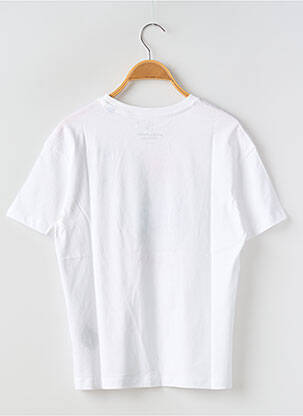 T-shirt col rond blanc JACK & JONES garcon