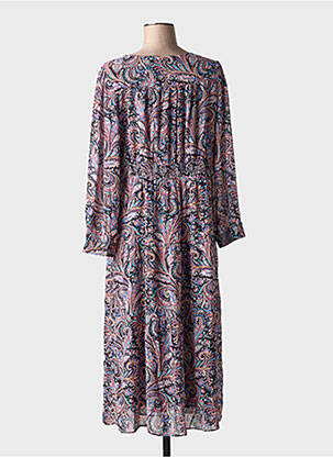 Robe longue col v violet ARTLOVE femme
