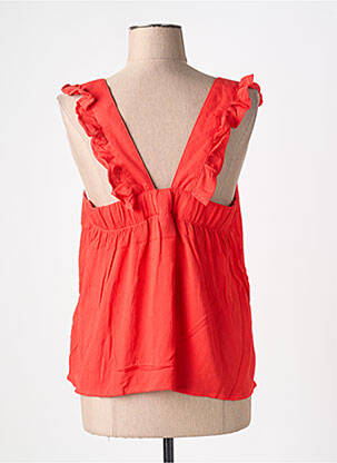 Débardeur rouge ICHI femme