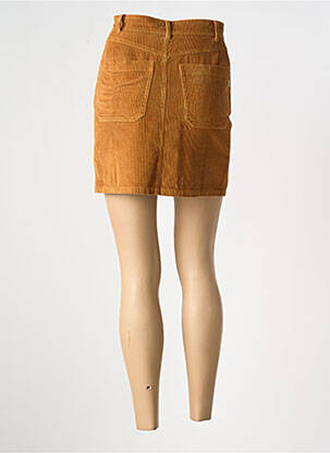Jupe mi-longue marron THINKING MU femme