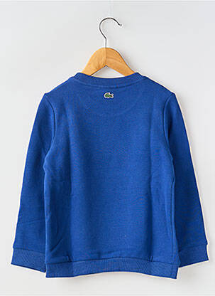 Sweat-shirt col rond bleu LACOSTE garçon