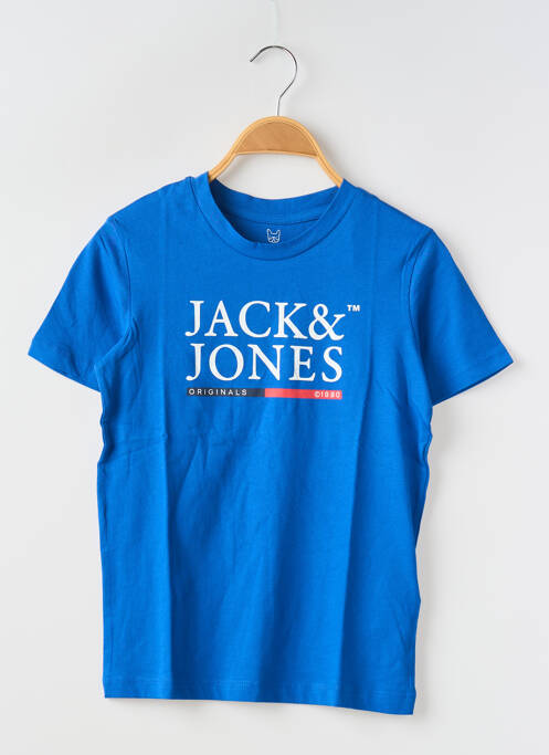 T-shirt bleu JACK & JONES pour garçon