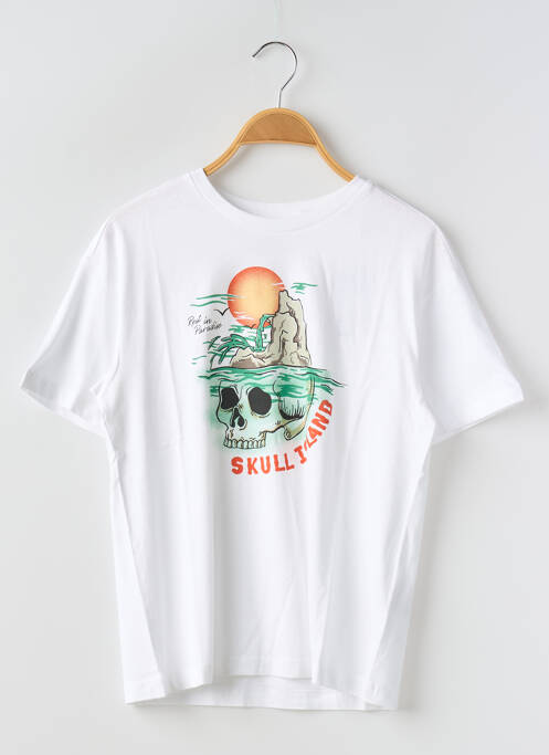 T-shirt blanc JACK & JONES pour garçon