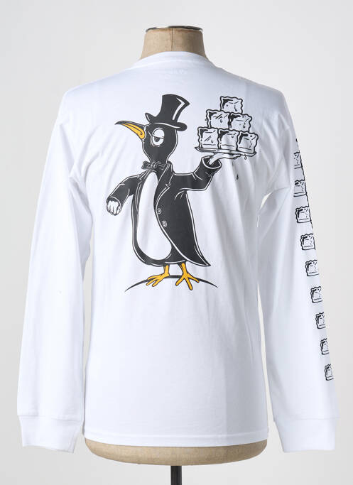 T-shirt blanc VANS pour homme