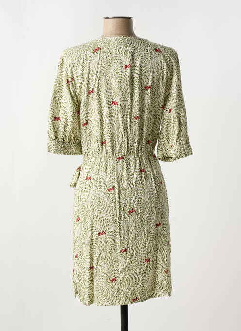 Robe mi-longue beige VILA pour femme