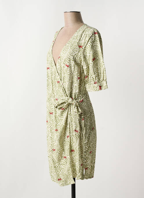 Robe mi-longue beige VILA pour femme