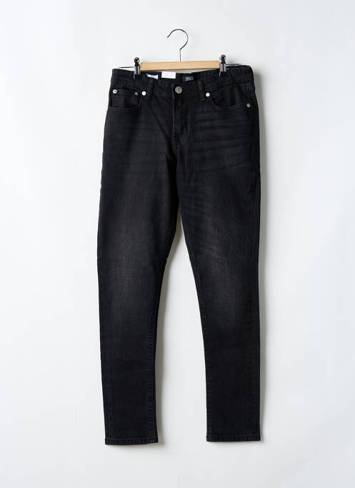 Jeans coupe slim noir JACK & JONES pour garçon