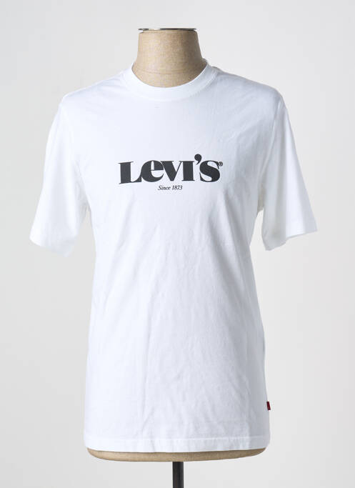 T-shirt blanc LEVIS pour homme