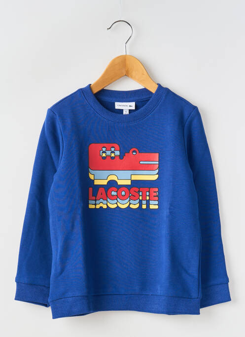 Sweat-shirt bleu LACOSTE pour garçon