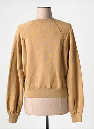 Sweat-shirt col rond beige LEON & HARPER femme