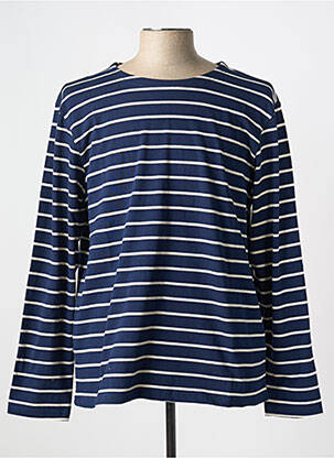 T-shirt bleu NUDIE JEANS CO pour homme