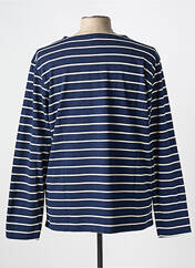 T-shirt bleu NUDIE JEANS CO pour homme seconde vue